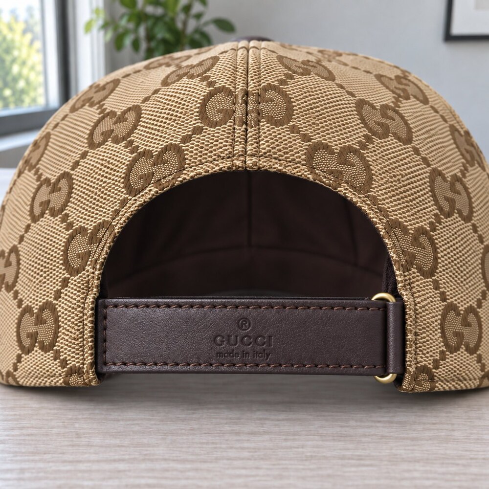 Gucci GG Cap with Striped Brim - Picture 5 of 6
